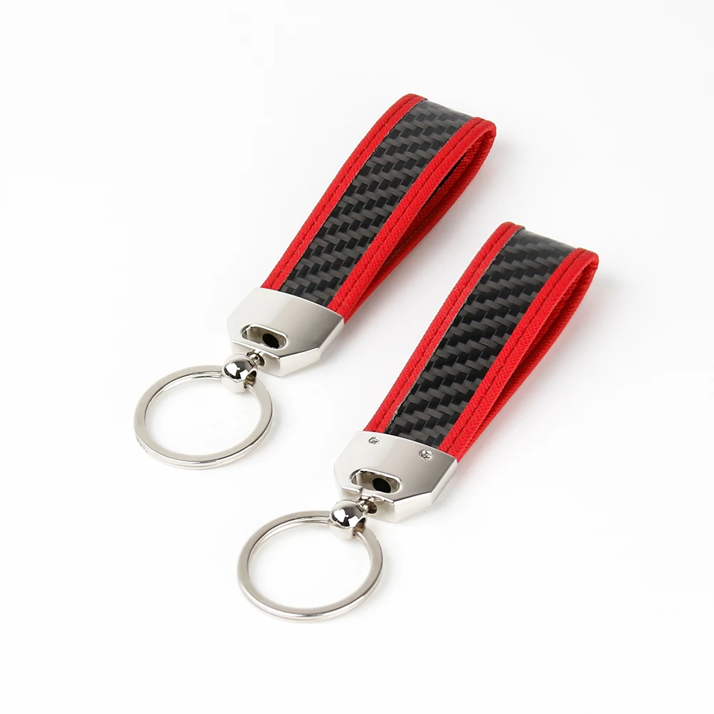 2018 Fashion Real Carbon Fiber Key Wallets Flexible Car Chain Simple Design Holder | Багаж и сумки