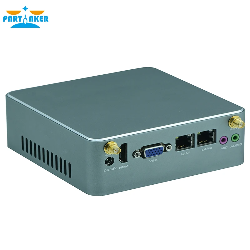 Partaker N5 Intel Mini PC Fanless With Dual Lan Dual HDMI Inter Core i5 4200u