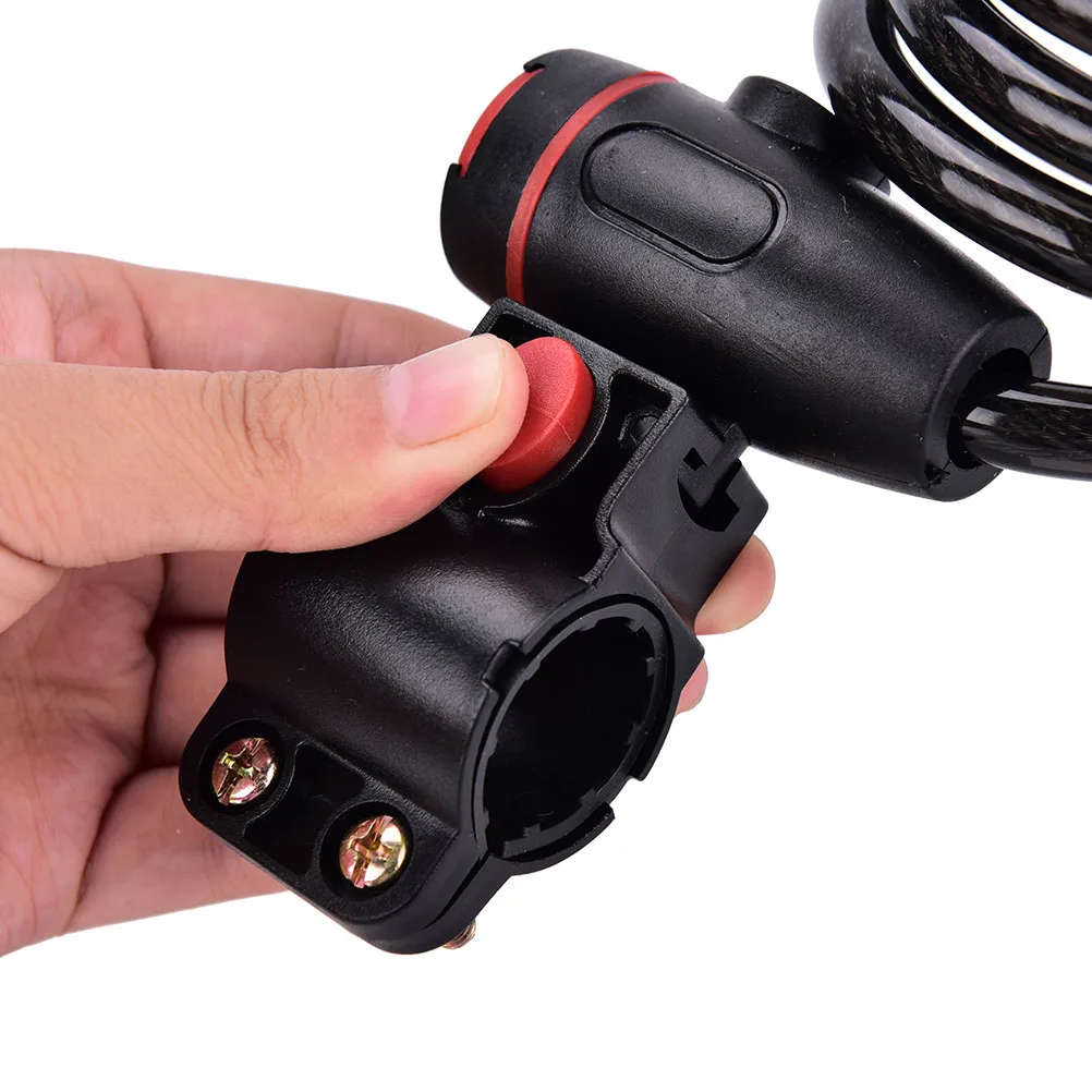 High Quality Universal Bike Lock Anti Theft Steel Strong Wire Coil