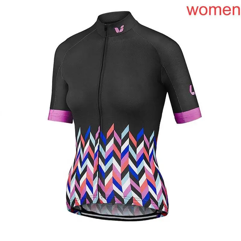 Высококачественная Женская велосипедная Джерси LIV команда гоночная одежда короткий рукав велосипедные рубашки верхняя спортивная одежда велосипедные наряды K071610 - Цвет: 03