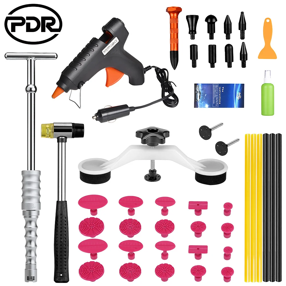PDR Tools Kit Paintless Dent Removal Tool To Remove Dents Removing Dents Ding Hail Repair Car
