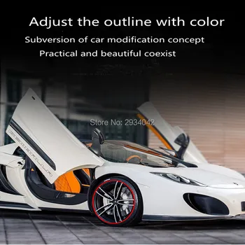 

car-styling Automobile hub Decorative strip tyre protecting ring accessories for Land Rover discovery 2 3 4 freelander 1 2 a9