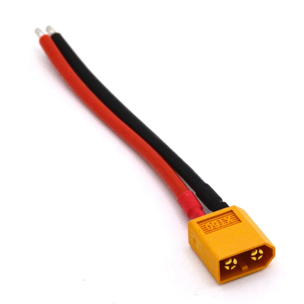 Силиконовый провод HOBBYMATE XT60 W/14awg 10 см разъемы для большинства автомобилей с