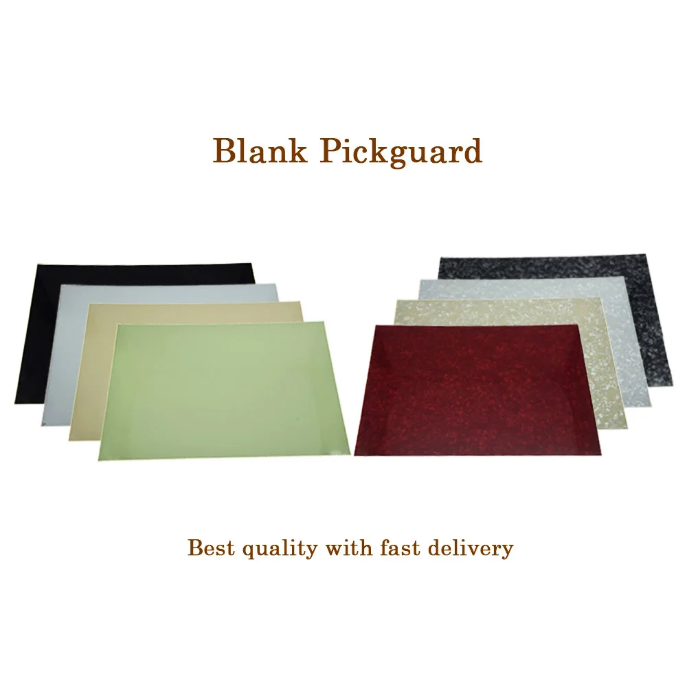 Tanie KAISH różne kolory 3 warstwy 1 warstwy puste Pickguard Scratch materiał płyty arkusz 290x430 (mm)