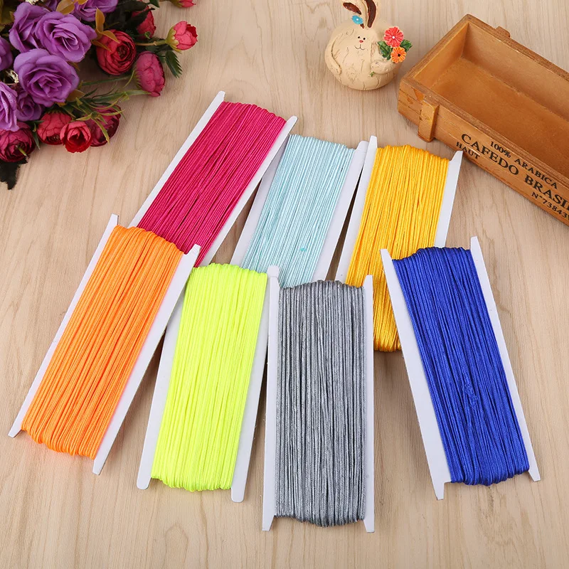 

34 yards/lot(31 meters) 3mm Multi Colors Chinese Soutach Cord Nylon Rope Snake Belly Cords for DIY Jewelry Making Material