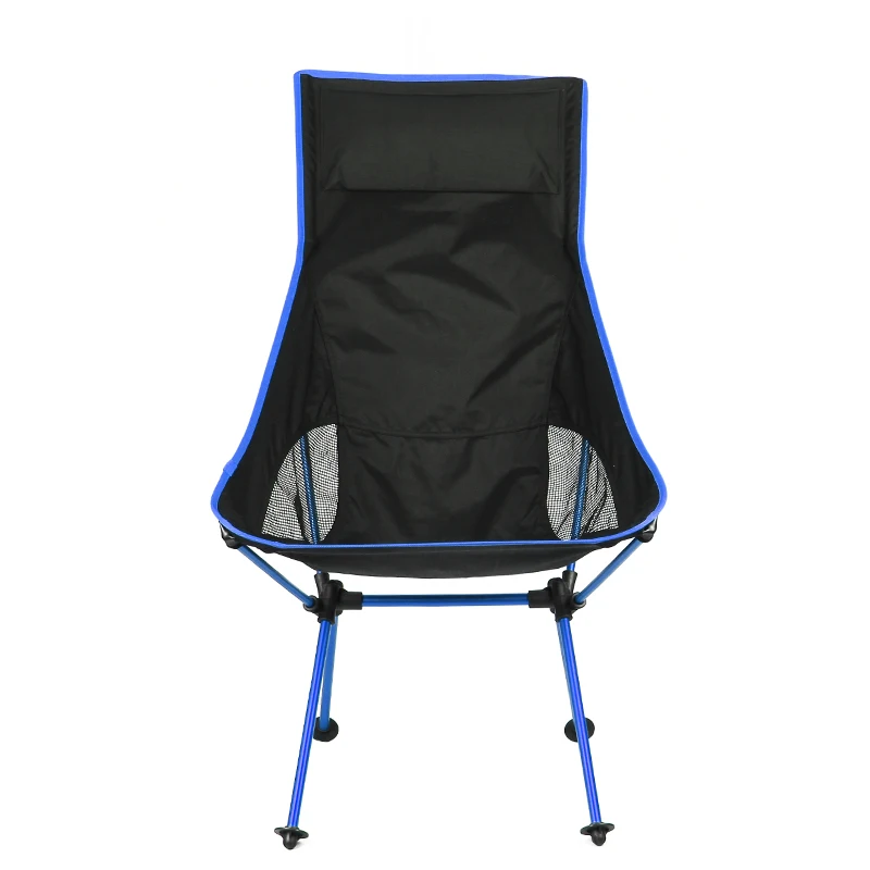 Портативный Сверхлегкий складной стул с сумкой для отдыха на природе, походов, пикника, барбекю, пляжа, рыбалки - Цвет: Dark Blue