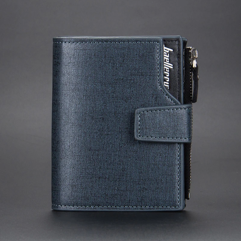

New 2019 Baellerry Brand Luxury Wallet Men Leather Wallets Short Slim Male Purses Clip Credit Card Money Bag Quality Guarantee