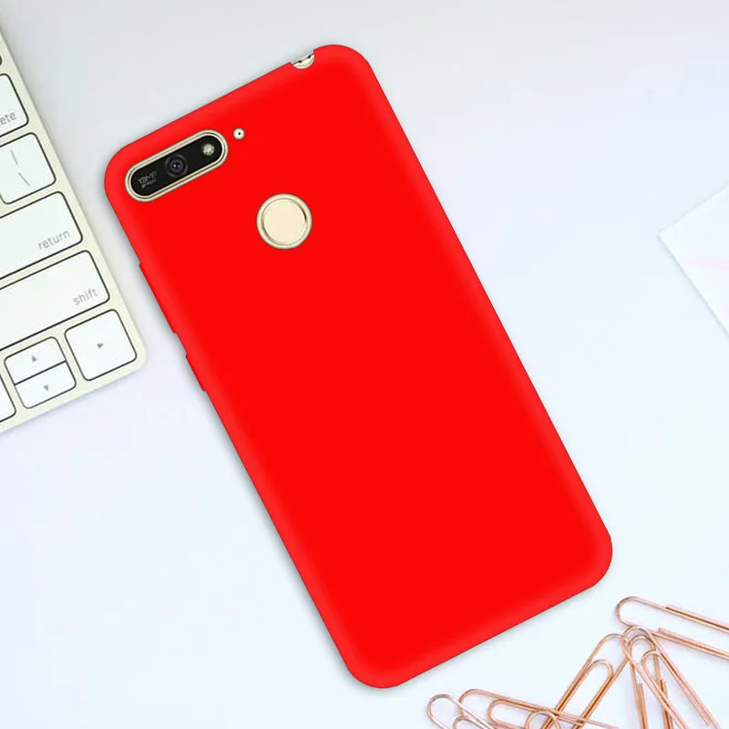 Geruide для huawei y6 prime чехол, Модный черный мягкий силиконовый чехол TPU для задней крышки Чехлы для huawei y6 prim телефон случаях