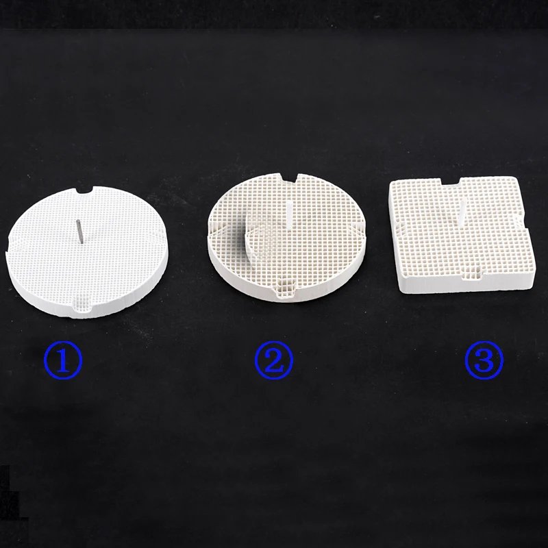 2 шт./лот, круглый и квадратный стоматологический керамический сотовой поддон с металлическими керамическими штырьками для печи