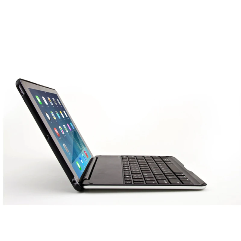 7 цветов, bluetooth-клавиатура с подсветкой Чехол для iPad 9,7 Высокое качество флип чехол для ноутбука в виде ракушки планшеты чехол для Apple iPad Air