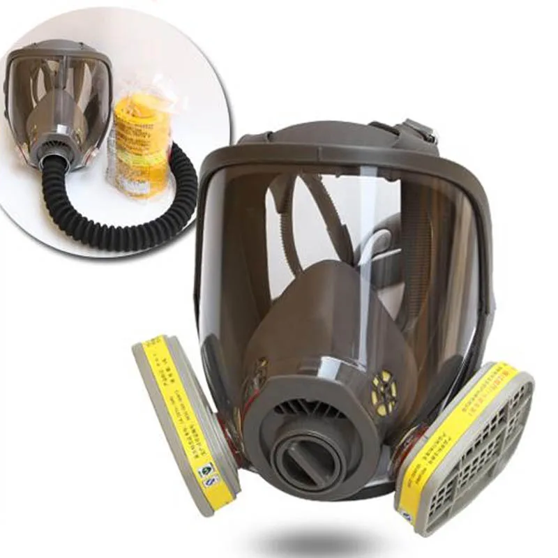 

Full Face Respirator Gas Mask Multi Function Silicone Mask for Industry Painting Spraying Anti-dust as 6800 mask
