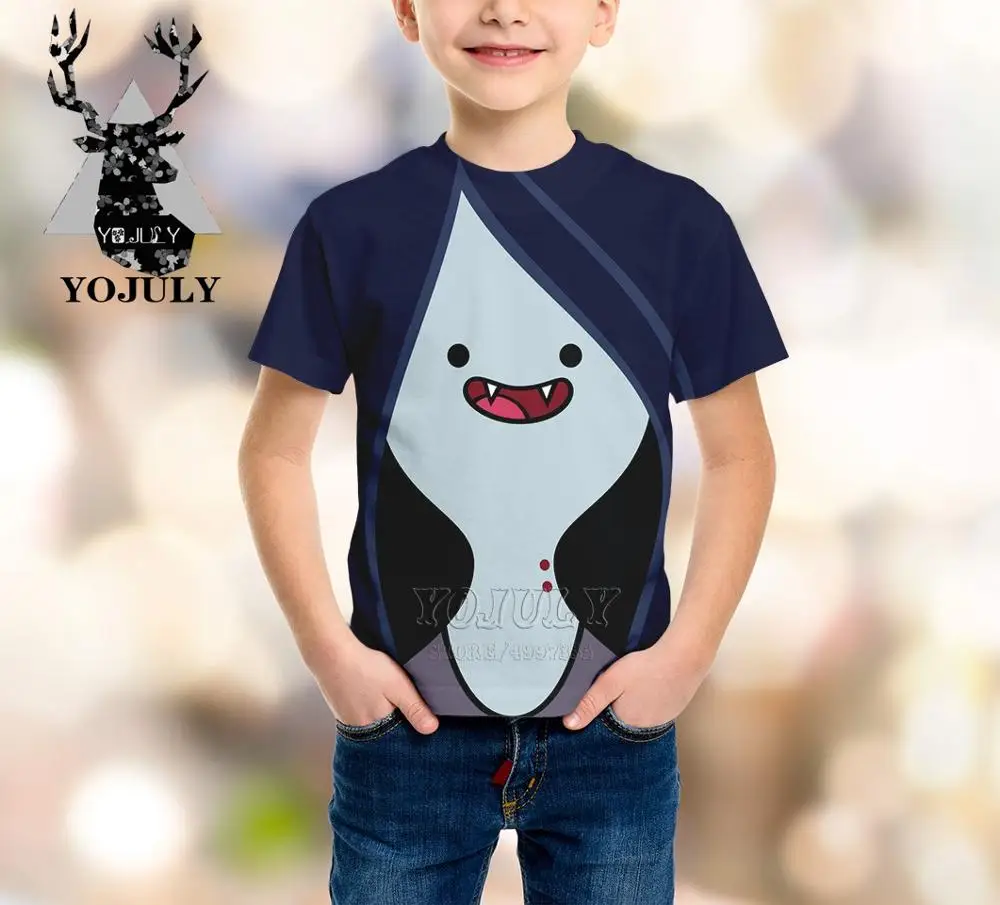 YOJULY/Новая детская одежда с 3D-принтом для мальчиков и девочек, с изображением собаки, аниме harajuku, Детская футболка Лидер продаж, модные топы, футболки, A153