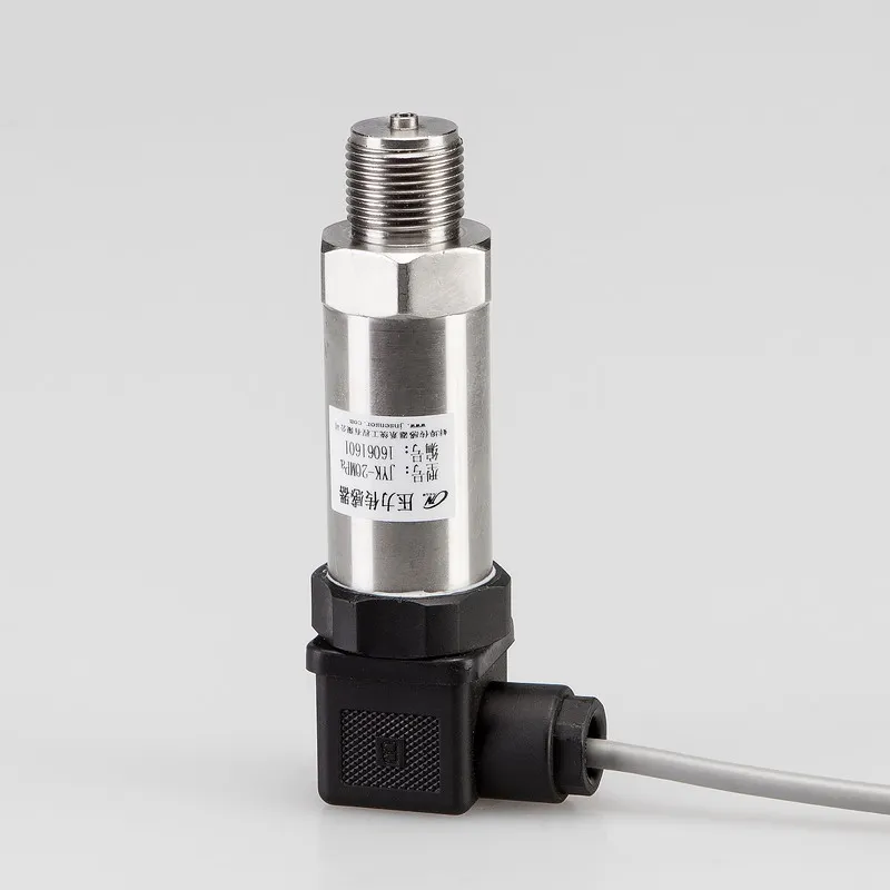 The output voltage or current of the piezoresistive transducer of the