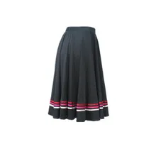 Розничная черный юбки персонажей с 3 цвета ленты танец экзамен юбки для девочек и дам