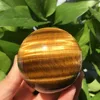 35mm Natural Tiger s Eye Quartz Crystal Sphere Ball Healing 1