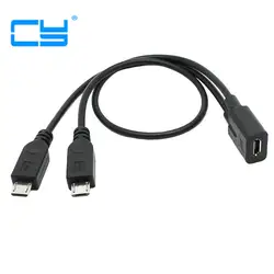 2 в 1 micro usb штекер 2 порта micro usb женские зарядное устройство дата кабель для samsung htc huawei и другие мобильный телефоны