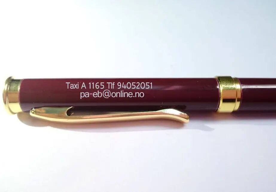 

Brown red metal pen Good Quality Writing pen for Office Student Teachers Personalized logo customized gift brand free printing
