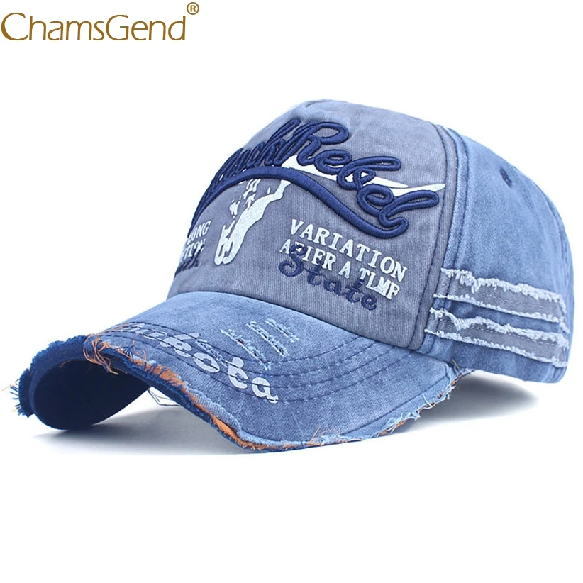 

Vintage Letter Print Baseball Cap Men Women Cowboy Jeans Sports Hat Ajustable Riding Trucker Snapback 90514