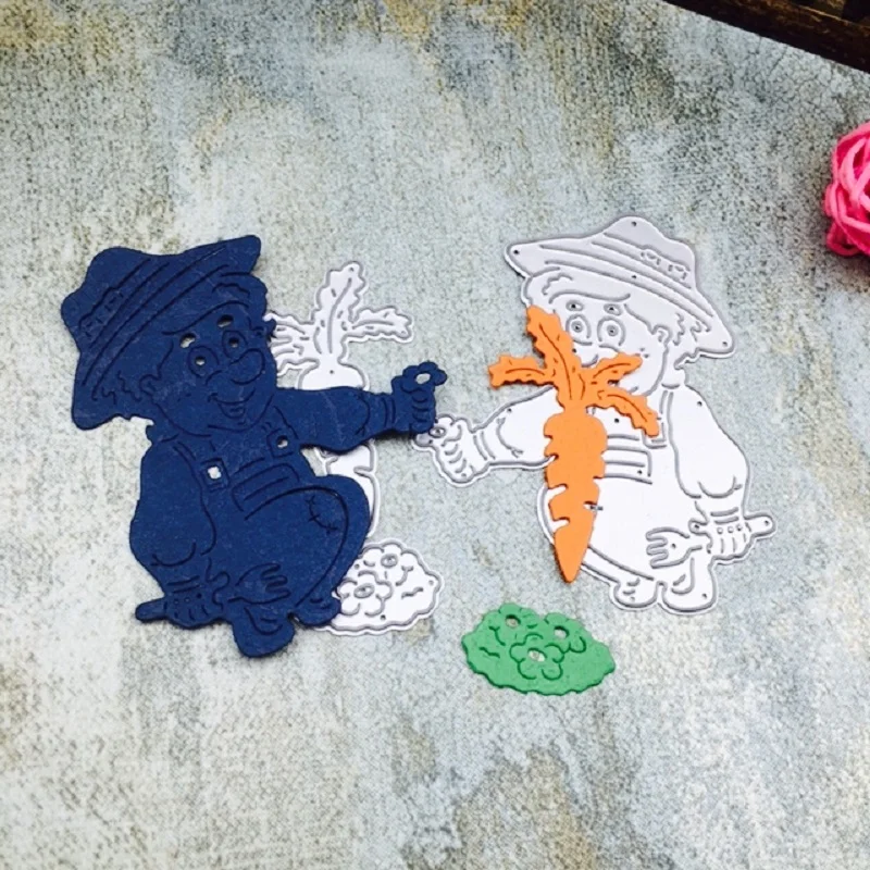  Pull out radish Cutting Dies Scrapbooking Embossing Stencil Card Die Squirrel Design For DIY Invita - 32977238861