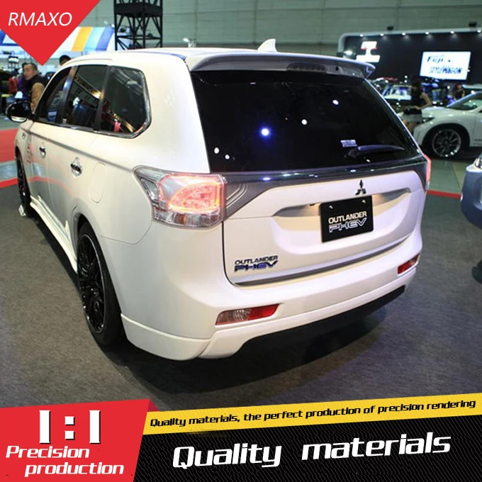 

For Outlander 2013-2016 Spoiler sport ABS Material Car Rear Wing Primer Color Rear Spoiler For Outlander Spoiler