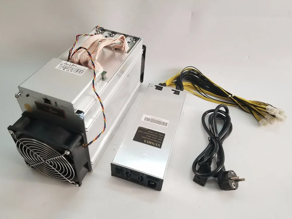 ASIC Chip Miner New ANTMINER L3++ 580M с БП Scrypt Miner LTC liteion Mining Machine лучше, чем ANTMINER L3+ S9 S9i