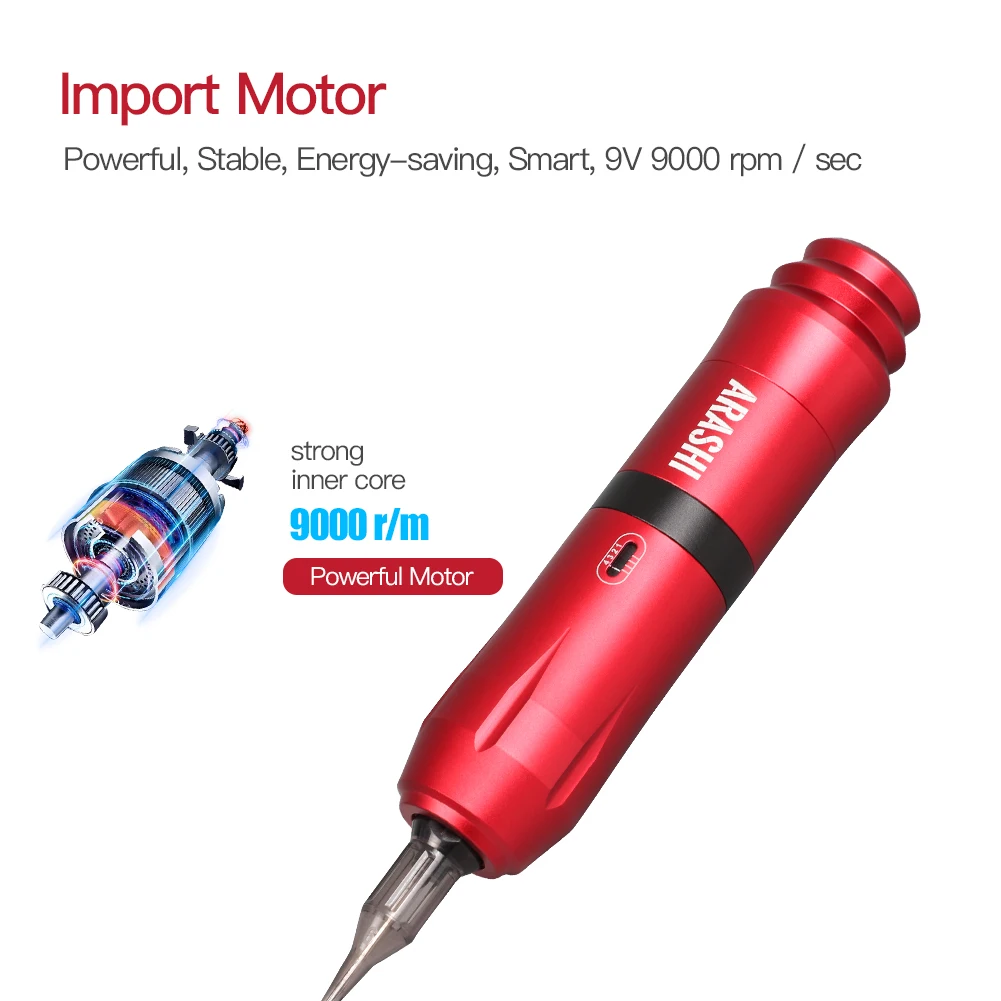  Adjustable Permanent Makeup Machine Arashi Tattoo Guns Assortment Tattoo Pen Machine Eyebrow Eyelin