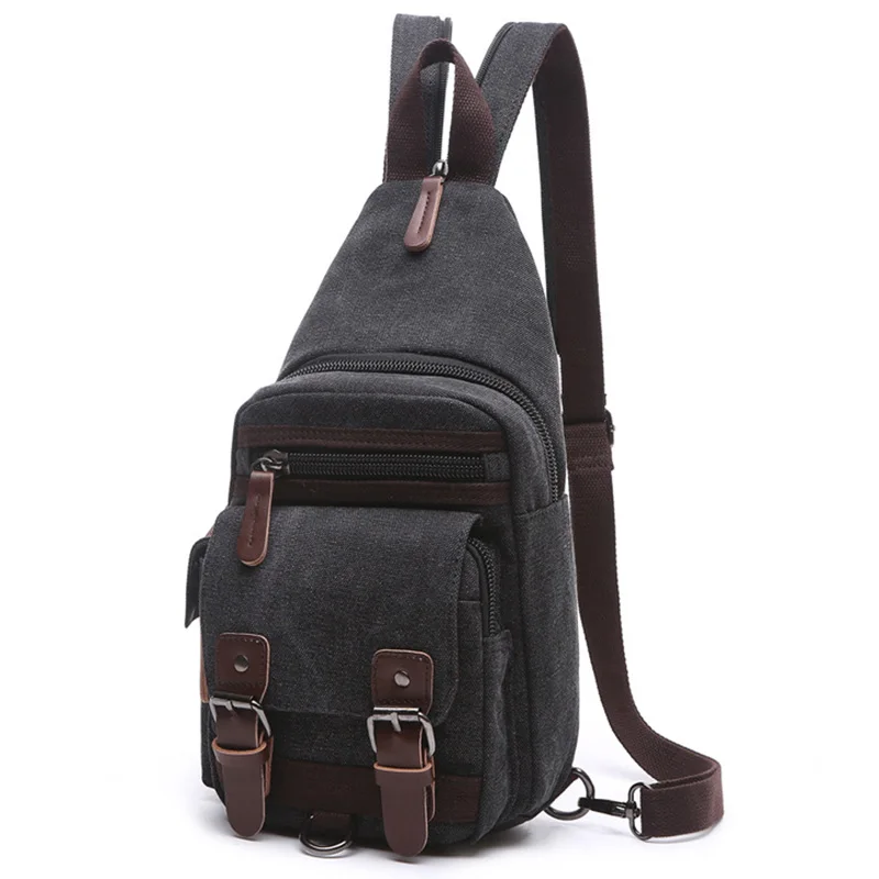 Vintage Men Backpack Fashion Body Messenger Cross Bag Bicycle Man