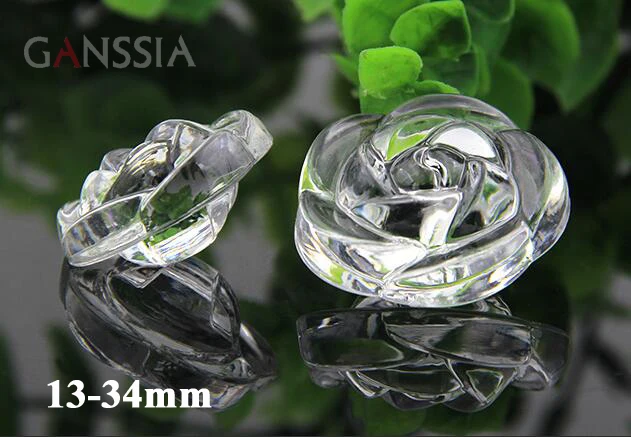 

20pcs/lot Fashion crystal rose buttons Sewing buttons Embellishments for crafts Scrapbooking buttons 13-34mm(SS-944)