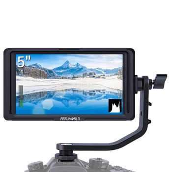 

Feelword F6S 5 Inch Utra Slim IPS Full HD 1920x1200 4K HDMI On-camera Video Field Monitor for Canon Sony Nikon Gimbal Smooth 4