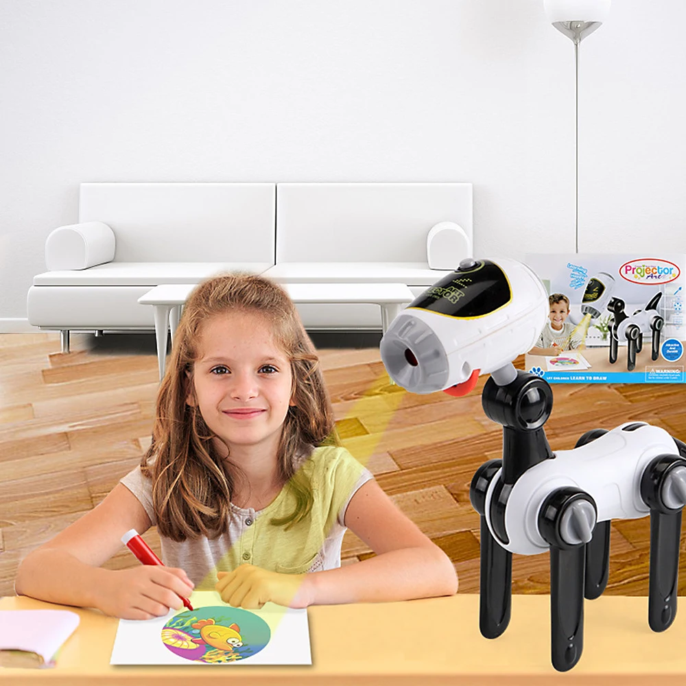 Enjoybay Kids Multifunctional Drawing Projector Toy Learning Painting Toy w/ Projection Light Early Educational Toy for Children Enjoybay Kids Multifunctional Drawing Projector Toy Learning Painting Toy w/ Projection Light Early Educational Toy for Children