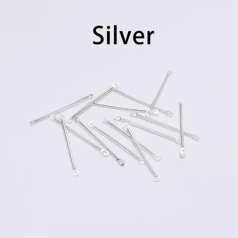 15-40 mm Double Cylinder Rod Metal Earrings Findings Ear Clip Ear Hook DIY Handma For Jewelry Making Craft Accessories