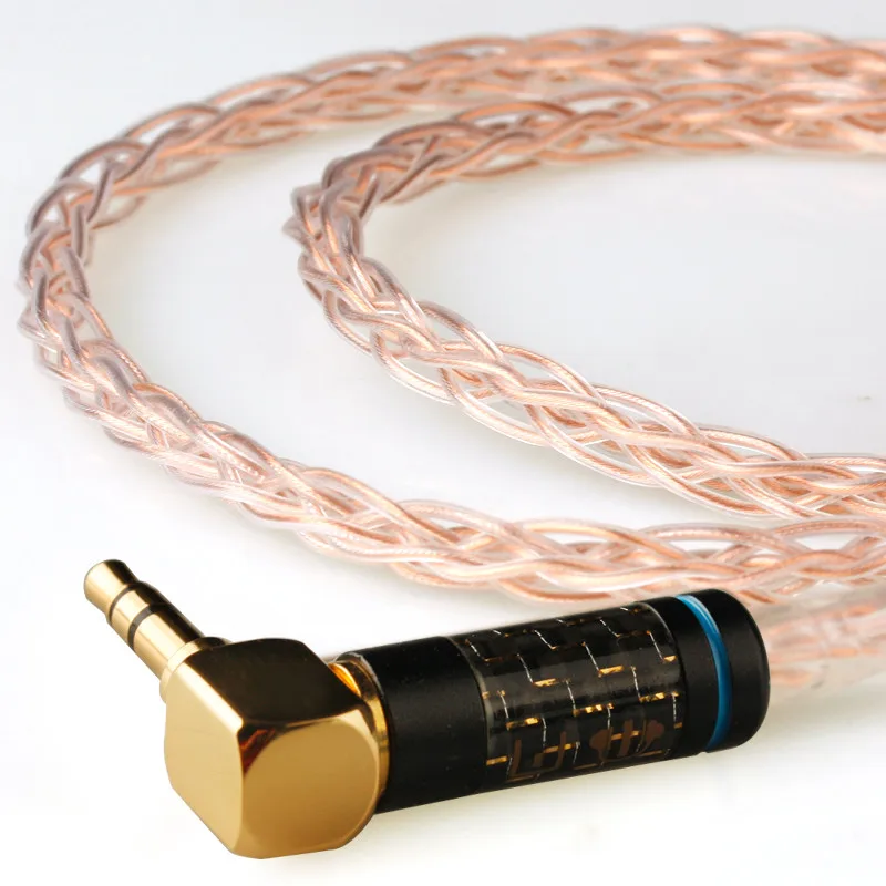 

xiaofan IES 8 Core Frozen OCC Upgrade Cable 2.5/3.5/4.4mm Balanced Cable With MMCX/2pin Connector For sony ex1000 ie80 se846 535