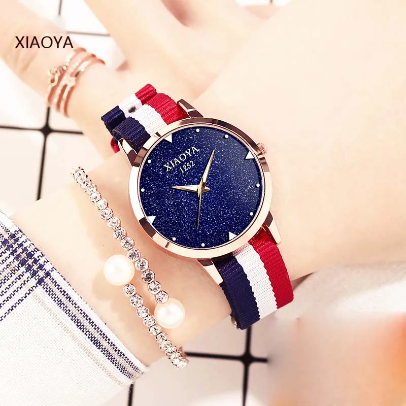 

New CHRONOS Watches for Women Ultra Slim Quartz Watch with Simple Nylon Band Relogio Masculino Fashion Nato Wristwatches Ladies