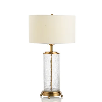 

American style desk Lamp modern Table LED light Home Office Led Table Lamp frosted glass lampshade Reading Light E27 led Lamp