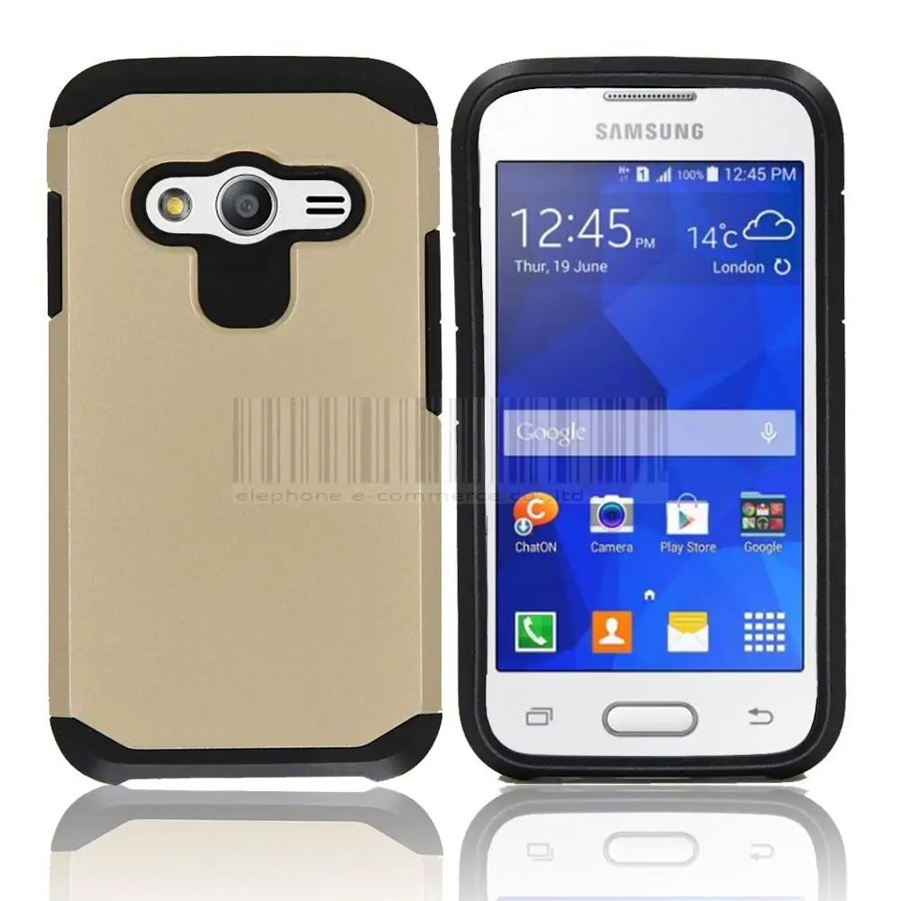

Dual Layer Hybrid Armor Case Heavy Duty Impact Protective Hard Cover For Samsung Galaxy ACE 4 G313 G313H/ACE4 Neo G318H