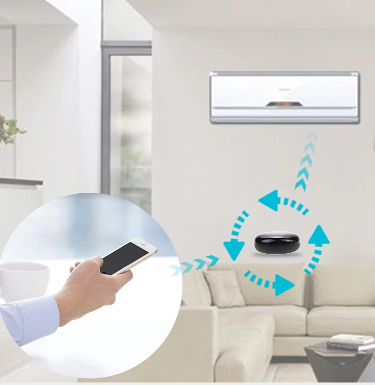 FrankEver Мини Смарт ИК универсальный пульт дистанционного управления ТВ AC голосовой пульт дистанционного управления с Alexa Google домашний помощник