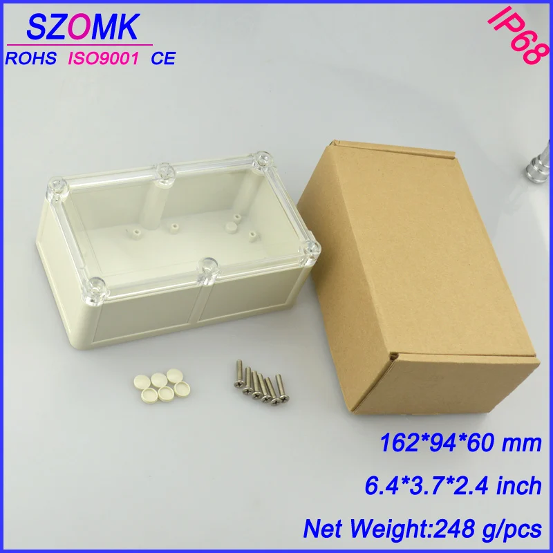 4 pieces a lot plastic case electronics pcb instrument box enclosure diy project case electrical housing shell162*94*60mm 1pcs 220x120x325mm new electronics project box pcb holder steel iron housing project case extrusion enclosure housing