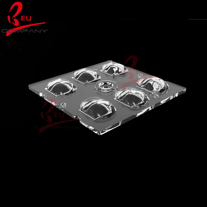 

Professional design 6 in 1 PMMA 5050 90 Degree Spotlight Square LED Opitcal Lens