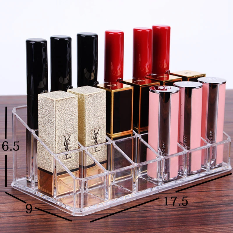 Dust-proof Acrylic lipstick Cosmetic Storage Box Visible Desktop Eyebrow Pencil Brush Makeup Stand Display Sundries Organizer Dust-proof Acrylic lipstick Cosmetic Storage Box Visible Desktop Eyebrow Pencil Brush Makeup Stand Display Sundries Organizer