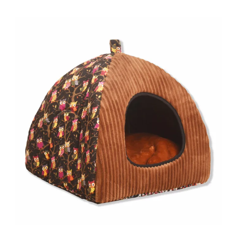 black owl Pet палатка-пещера для собак и кошек - Цвет: black owl
