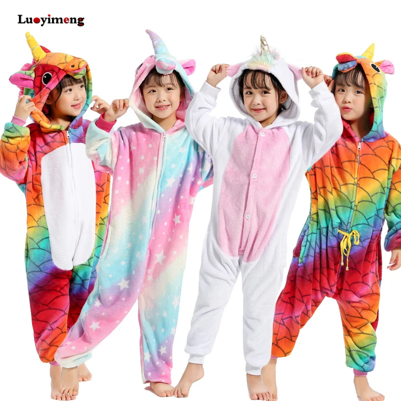 Kigurumi Pajamas Unicorn Kids Animal Licorne Onesies Winter Sleepwear Children Pajamas For Boys Girls Costume Baby Pyjamas Kids Kigurumi Pajamas Unicorn Kids Animal Licorne Onesies Winter Sleepwear Children Pajamas For Boys Girls Costume Baby Pyjamas Kids