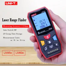 UNI-T lm45e lm60e laser rangefinder digital laser medidor de distância 45m/60m adição/subtração volume/diastímetro área