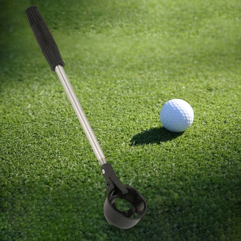 8-section Automatic Portable Telescopic Golf Retriever Professional Stainless Steel Pilling Equipment | Спорт и развлечения