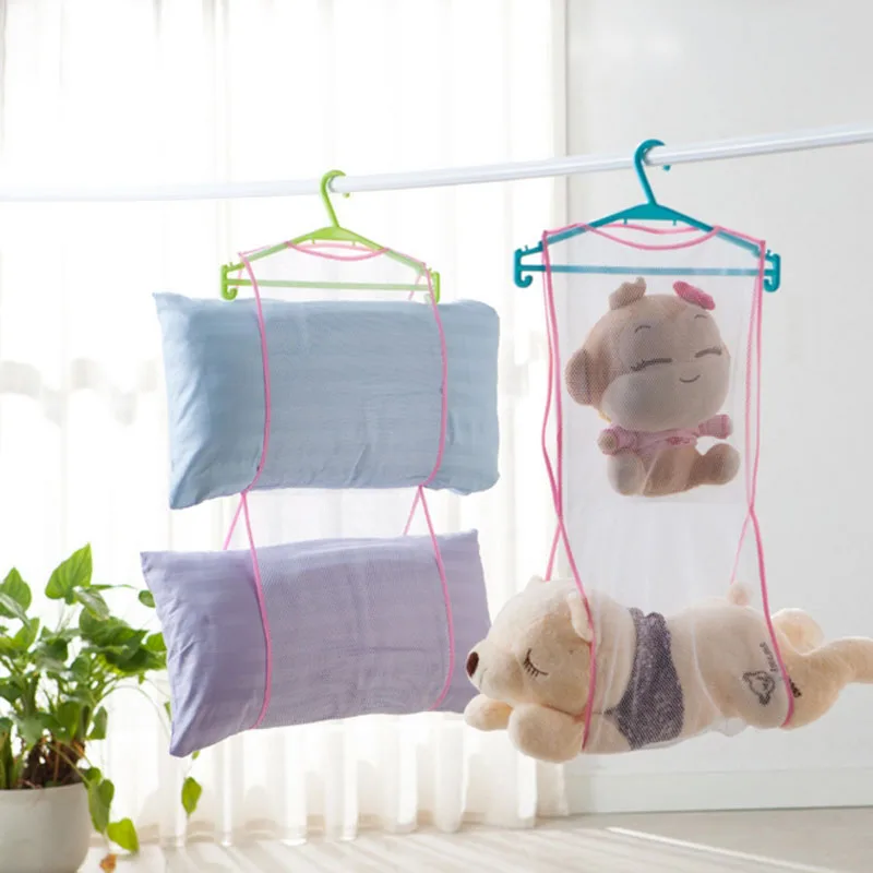 1 Pcs New Wardrobe Balcony Closet Hanging Drying Storage Bag Mesh