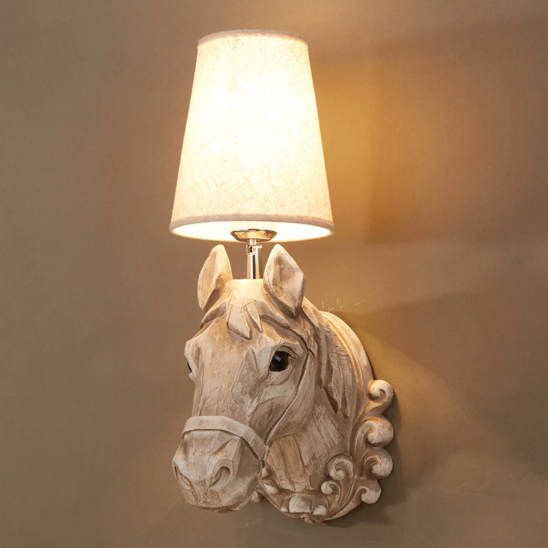 

Horse Loft retro industrial wind wall lamp living room bar coffee shop bedroom decoration lamps and lanterns wall light ZA918722
