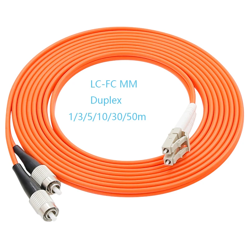 10 штук упак. LC/UPC FC/UPC Muliti mode мм дуплексная волоконно оптическая Перемычка