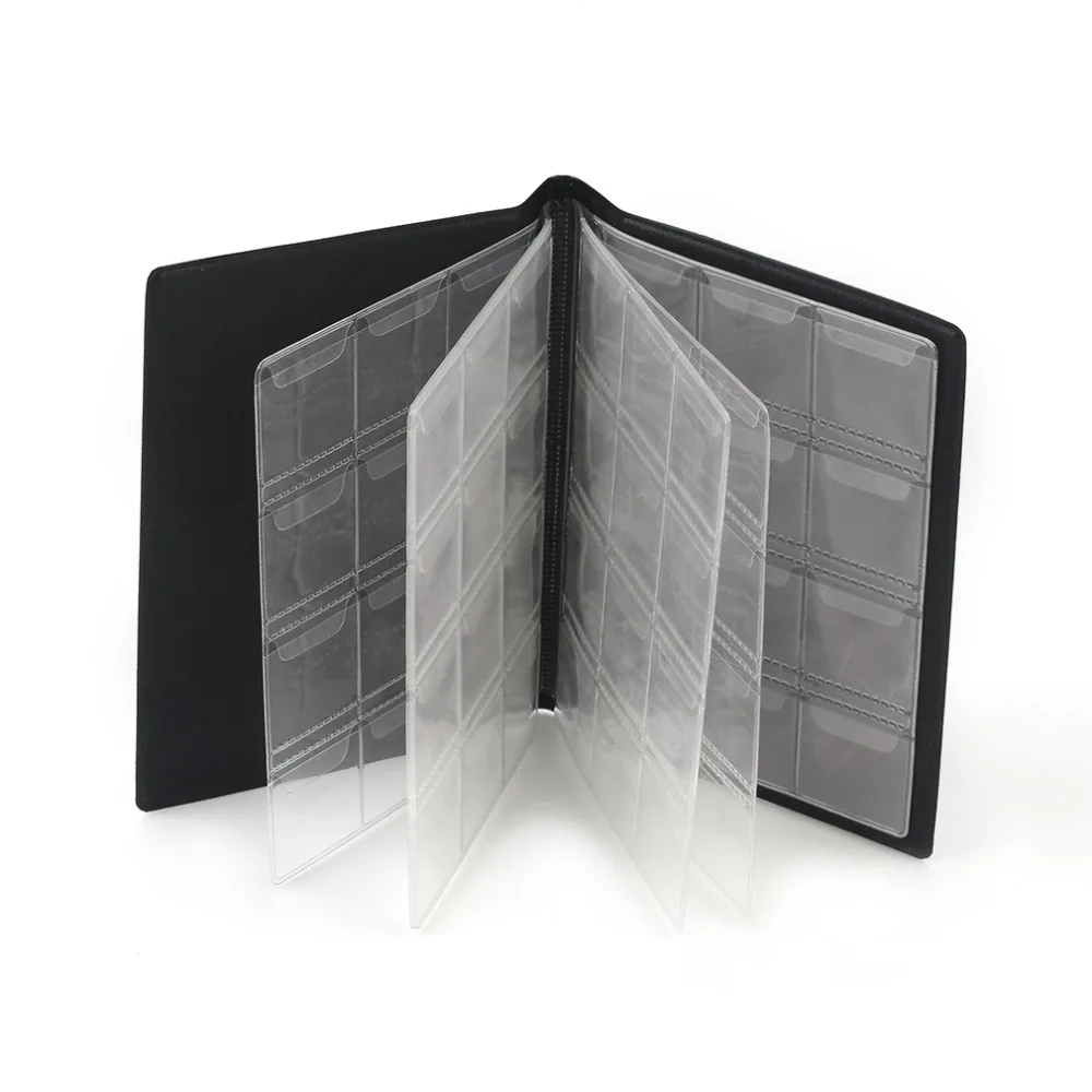 

Commemorative Coin Collection Volume Case Storage Package Book Empty Coin Folder Hold 120 Pieces Drop Shipping For Stamp Lovers