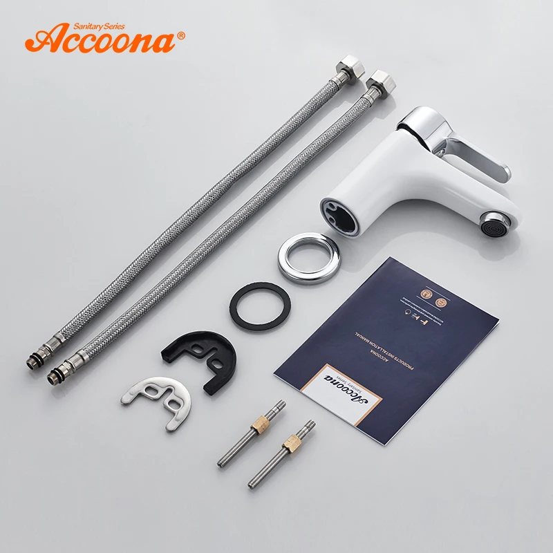Новый смеситель для раковины Accoona современный кран ванной комнаты из латуни с
