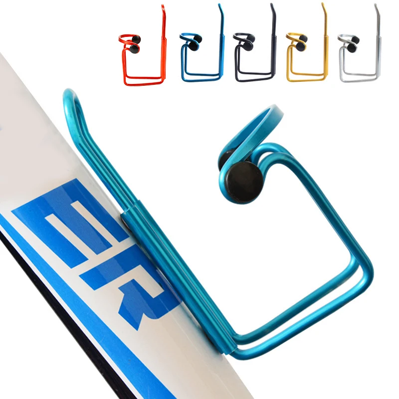 

4 Colors Aluminum Mountain Bicycle Double Beads Water Bottle Holder Sports Bike Cycling Cage Drinks Holder Bike Drink Holder