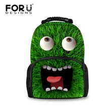 FORUDESIGNS Children 3D Funny Felt Backpack Women’s Backpack Cute Emoji Printing Bag for School Girls College Student Bagpack